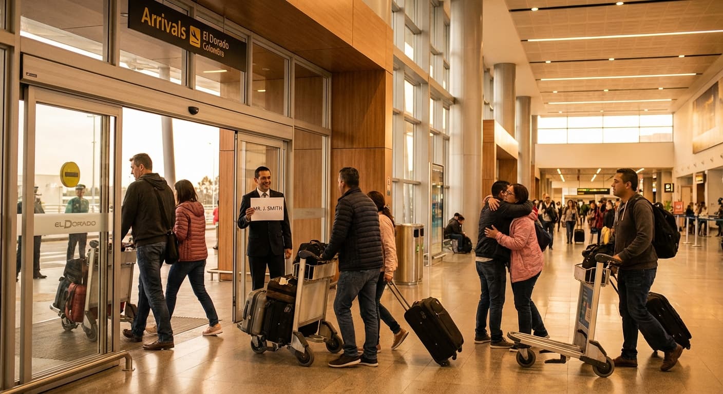 El Dorado airport arrivals area