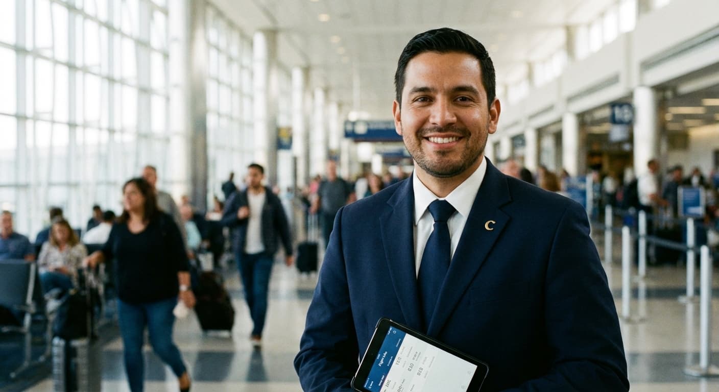 Professional chauffeur in Bogotá